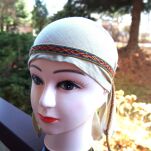 Tablet woven headband T30 Fv1,  Seyðisfjörður based design - 2