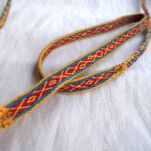 Tablet woven headband T30 Fv1,  Seyðisfjörður based design - 3