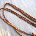 Tablet woven headband T30 Fv1,  Seyðisfjörður based design - 5