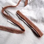 Brettchengewebte Borte aus Wolle, T02b_Tv1 - 2