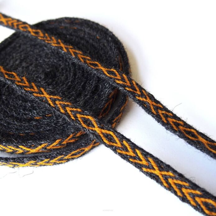 Brettchengewebte Borte aus Wolle , T07_Tv4