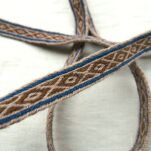 Brettchengewebte Borte aus Wolle, T01b_Tv1 - 3