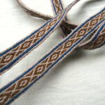 Brettchengewebte Borte aus Wolle, T01b_Tv1 - 2