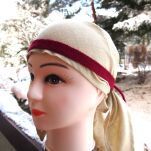 Opaska na głowę w splocie płóciennym, czółko,  kolor do wyboru, RH01_Tmix - 2