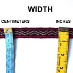 Brettchengewebte Borte aus Wolle, T11b_Tv1 - 3