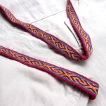 Brettchengewebte Borte aus Wolle , A82_Fv1 - 2