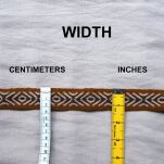 Tablet woven belt for historical re-enactment and LARP, A19_Tv2 - 3